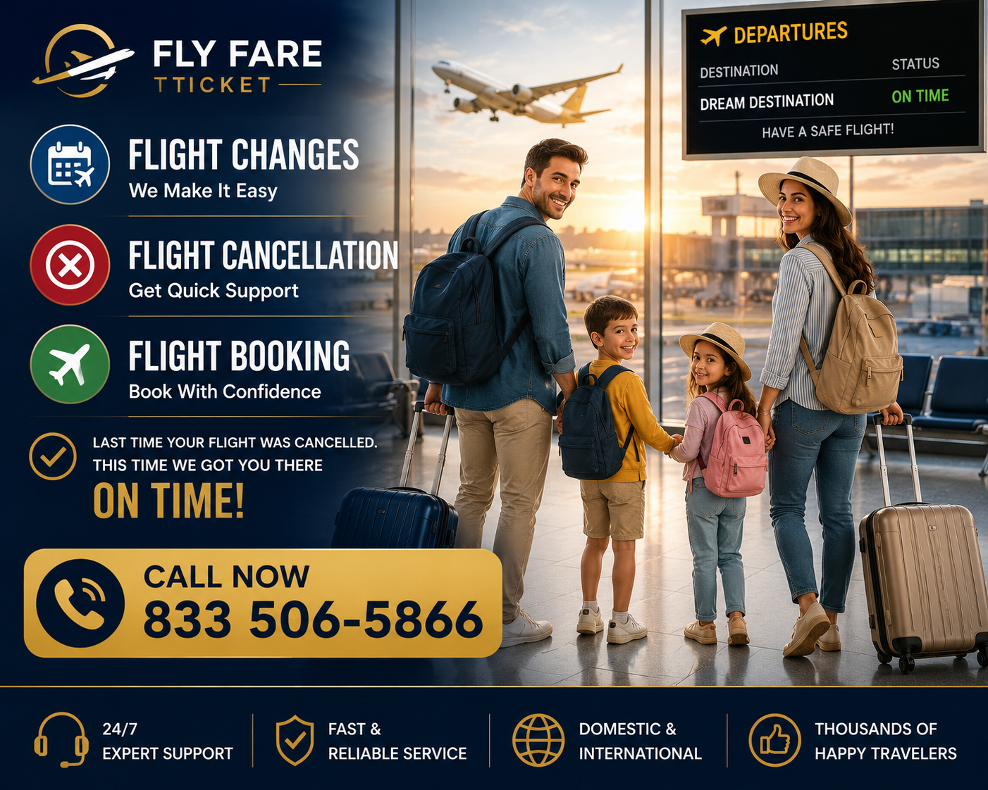 Travel specialists helping customers book flights